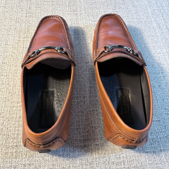 To Boot New York Del Amo Leather Driving Moccasins Loafers Buckle Bit Men’s 9.5 - Picture 2 of 14